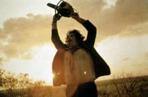 Leatherface in 'The Texas Chainsaw Massacre' 1974