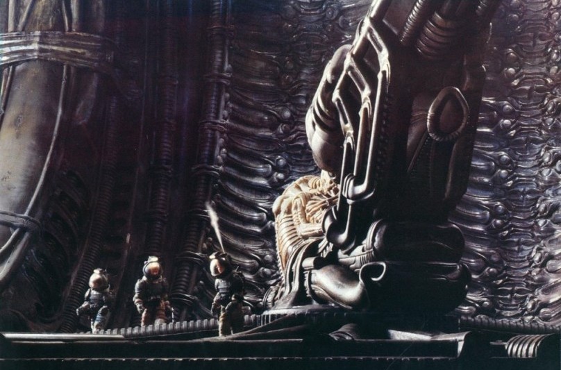 'Alien' and the Space Jockey.