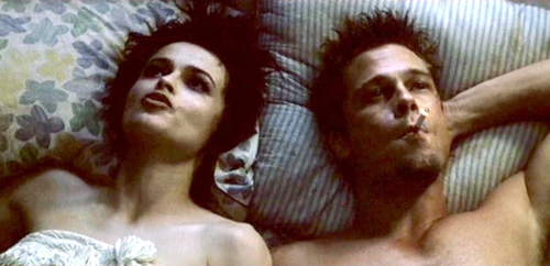 Sex Scene: Brad Pitt and Helena Bonham Carter post-coitus in 'Fight Club'