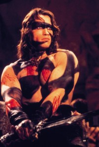 Arnold Schwarzenegger is ready for battle in 'Conan the Barbarian'